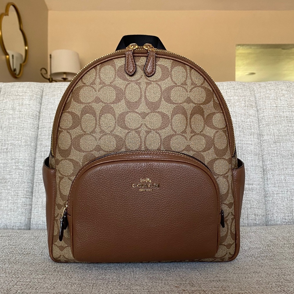 Court Backpack In Signature Canvas